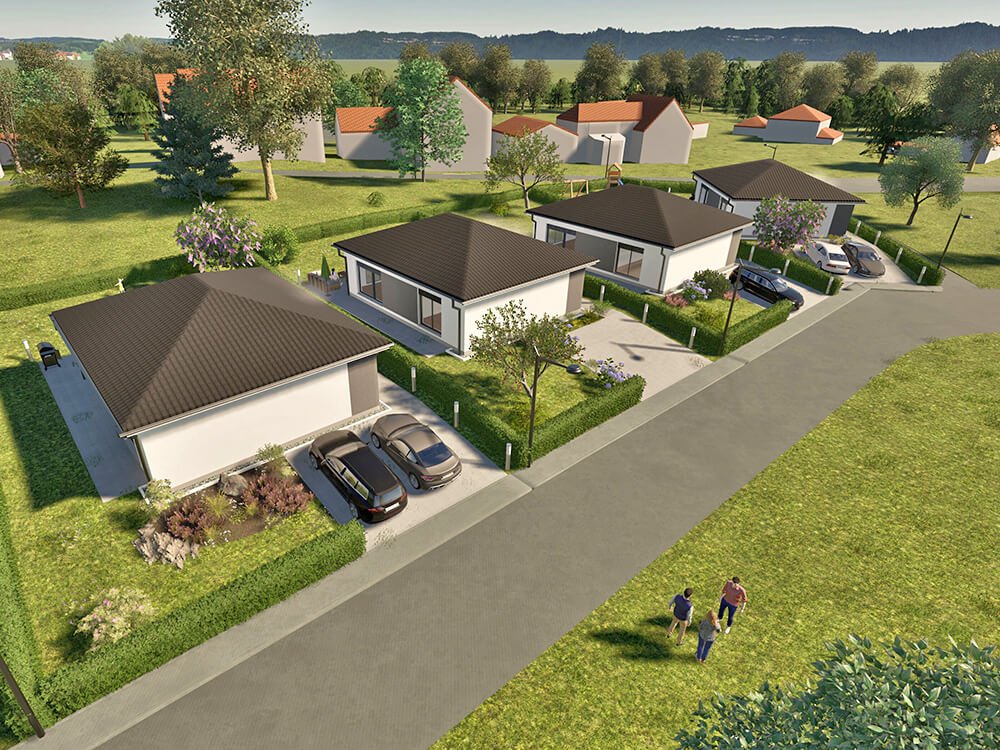 Wohnbungalows für Paare und Familien in Kirchenpingarten